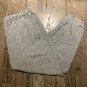 Aritzia Cozy Fleece Mega Sweatpant, SIZE 2XL, Colour: Heather Crome/Grey